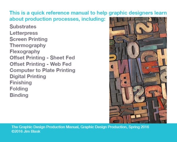 Graphic Design Production Manual