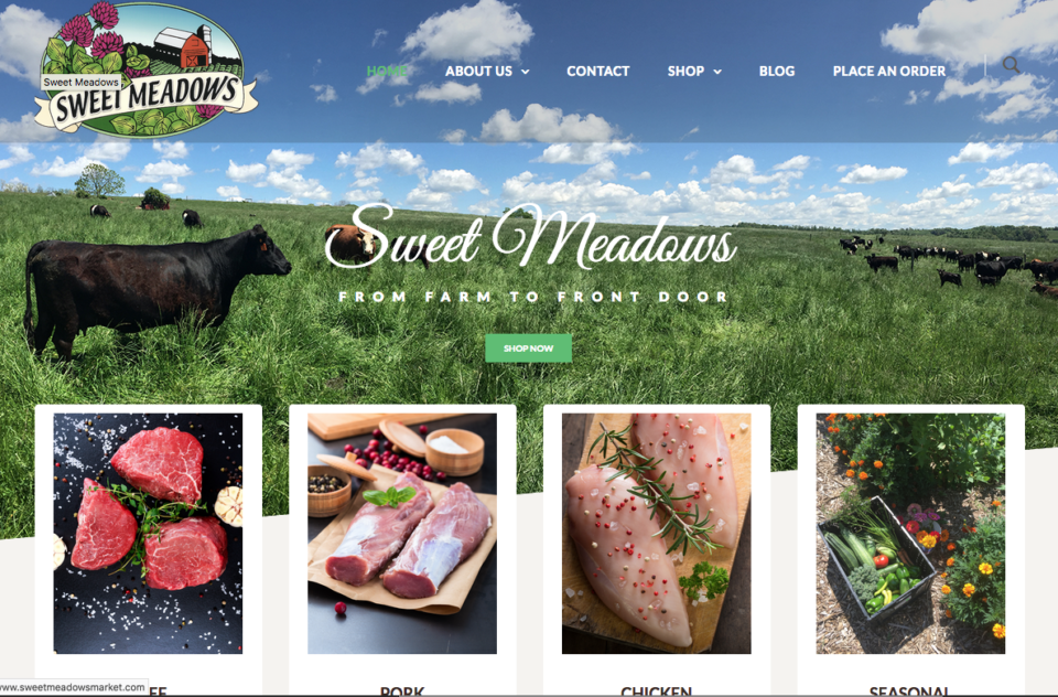 Sweet Meadows Website