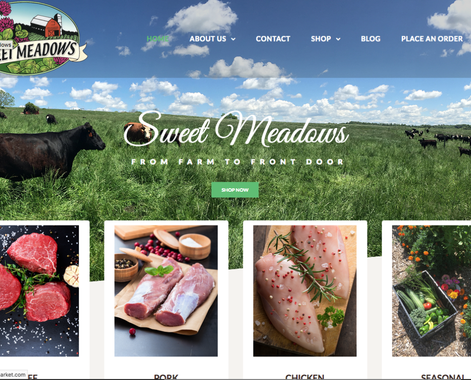 Sweet Meadows Website