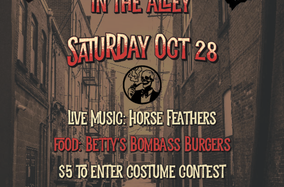 Halloween in the Alley Poster