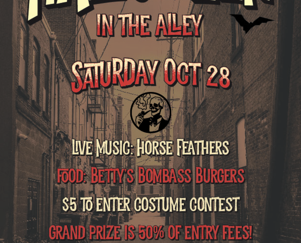 Halloween in the Alley Poster